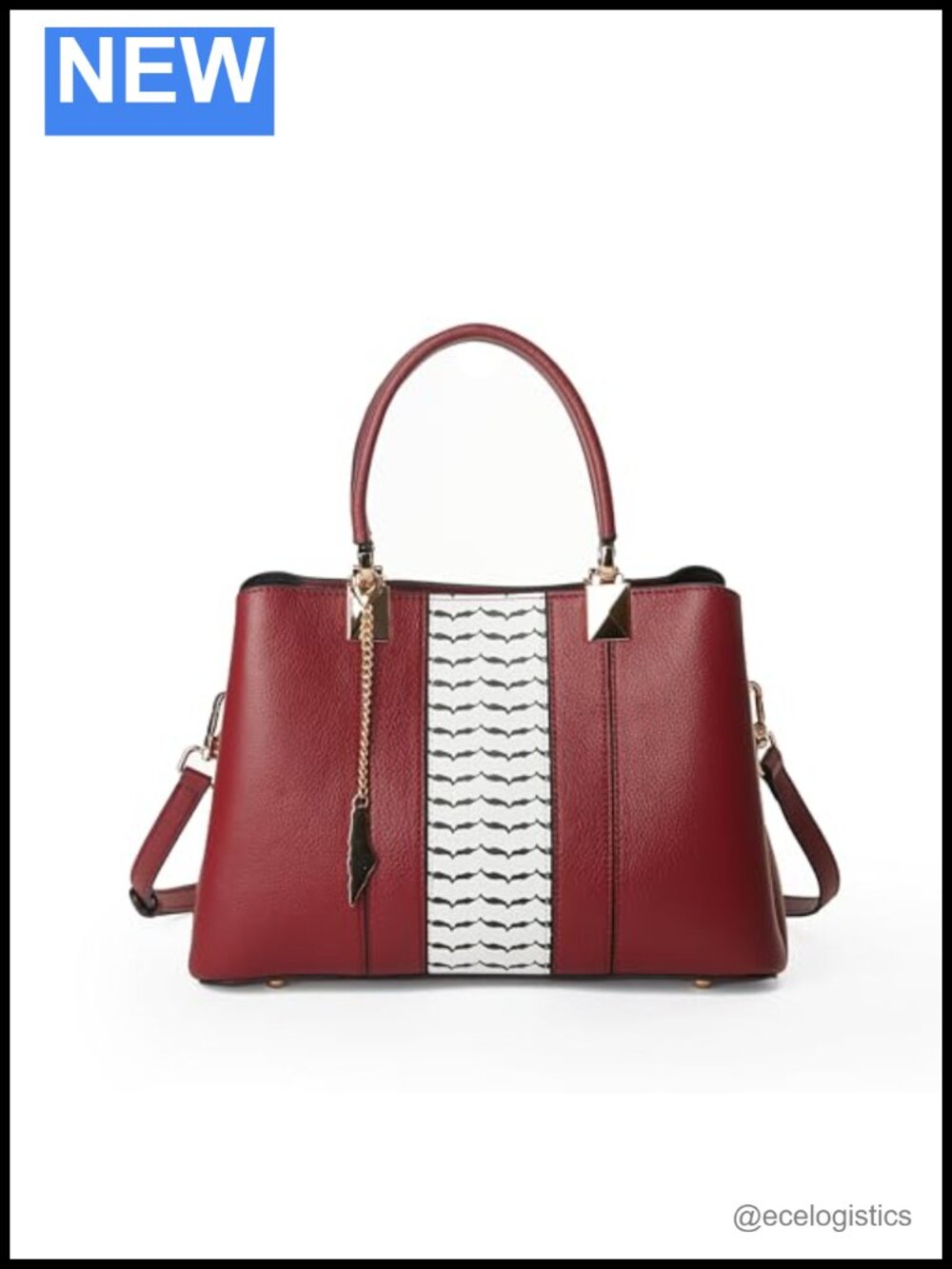 Structured Satchel Genuine Split Cowhide Leather Velvet Top Handle Detachable